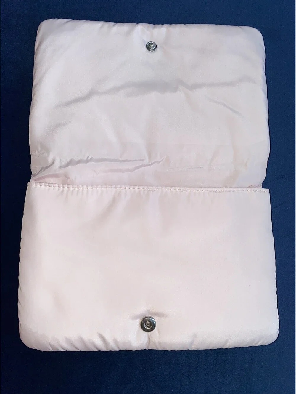 DIOR Pink Cosmetic Makeup Puffer Pouch Bag Pink Cosmetic Bag